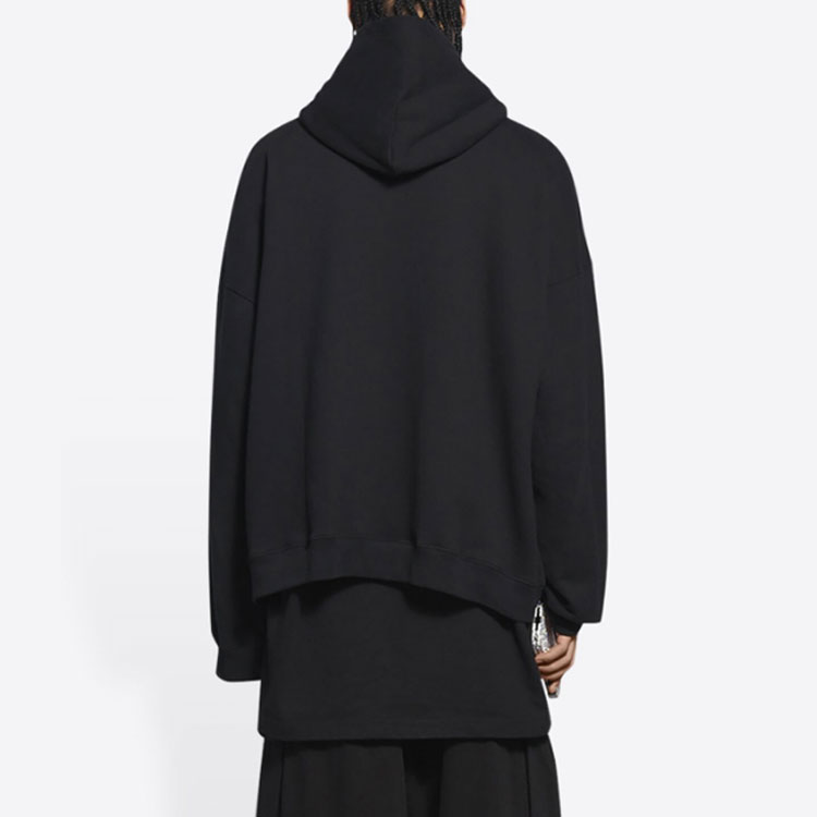 Balenciaga  Oversized Logo Print Hoodie Black. 674986TLV901076 圖 5