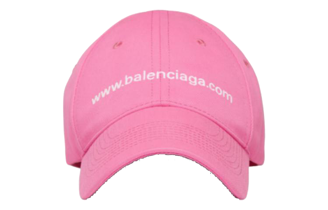 Balenciaga  Pink Polyester Tech Twill Baseball Cap. 7507144b5b35677