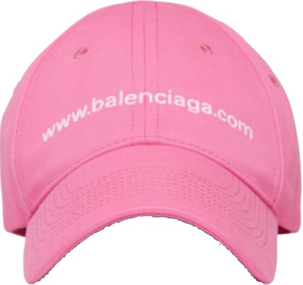Balenciaga Pink Polyester Tech Twill Baseball Cap. 7507144b5b35677 Buy Balenciaga Pink Polyester Tech Twill Baseball Cap. 7507144b5b35677