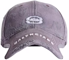 Balenciaga Purple Cotton Logo Embroidered Cap. 766864410B25071 Balenciaga Purple Cotton Logo Embroidered Cap. 766864410B25071