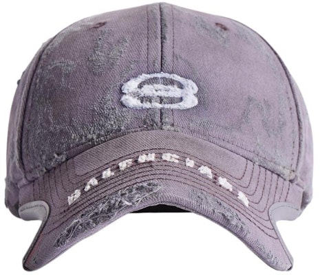 Balenciaga Purple Cotton Logo Embroidered Cap. 766864410B25071 Buy Balenciaga Purple Cotton Logo Embroidered Cap. 766864410B25071