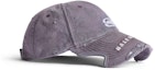 Lookbook Balenciaga Purple Cotton Logo Embroidered Cap. 766864410B25071