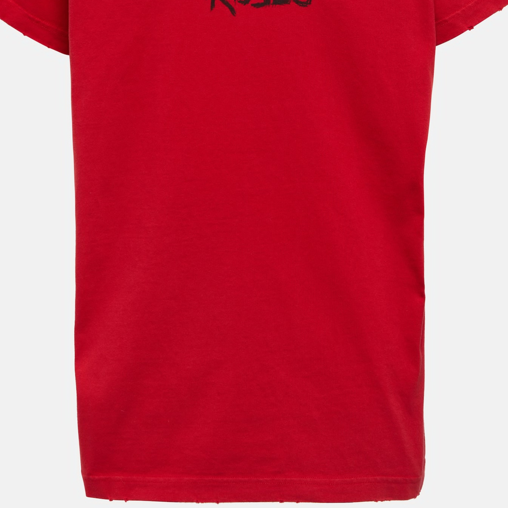 Balenciaga  Red Letter Print High Collar Short Sleeve T-Shirt. 739028TPVE26303 圖 7