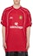 Lookbook 발렌시아가 레드 로고 프린트 크루넥 티셔츠 레귤러 핏. 767884TPVG26540