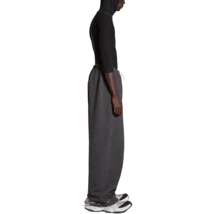 Details for Balenciaga Celana Santai Fit Longgar Tali Pinggang Coklat Tua. 786646TBP475964