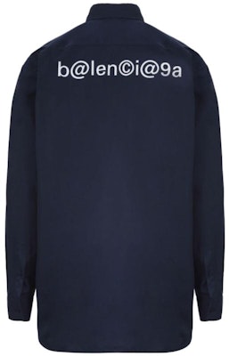 발렌시아가 릴랙스핏 프린트 긴팔 셔츠 블루 621924TIM394100 Order 발렌시아가 릴랙스핏 프린트 긴팔 셔츠 블루 621924TIM394100