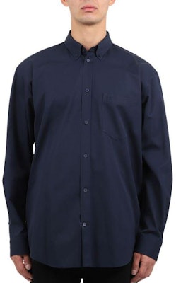 발렌시아가 릴랙스핏 프린트 긴팔 셔츠 블루 621924TIM394100 Shop 발렌시아가 릴랙스핏 프린트 긴팔 셔츠 블루 621924TIM394100