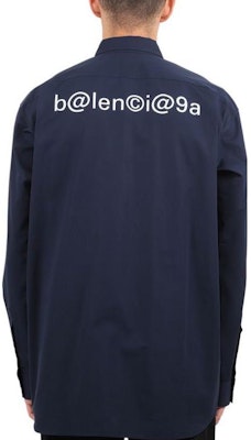 발렌시아가 릴랙스핏 프린트 긴팔 셔츠 블루 621924TIM394100 Purchase 발렌시아가 릴랙스핏 프린트 긴팔 셔츠 블루 621924TIM394100