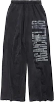 Balenciaga Relaxed Logo Print Knit Sweatpants Black. 803266TRVA21576 Balenciaga Relaxed Logo Print Knit Sweatpants Black. 803266TRVA21576