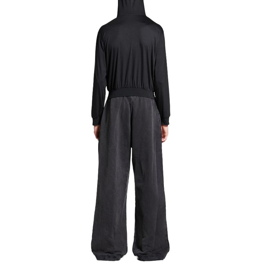 Purchase 巴黎世家宽松版印花针织运动裤黑色 803266TRVA21576