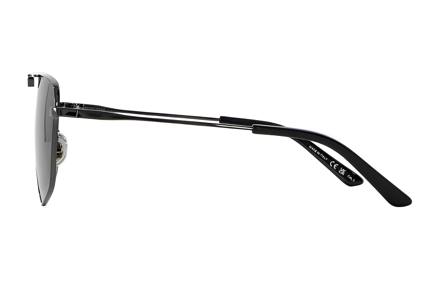 Balenciaga  Retro Fashion Black Alloy Irregular Sunglasses. 553680WHGP59086 圖 3