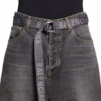 Lookbook Cinturón Balenciaga Gris Simple de Poliéster 3.5CM Ancho. 703137210AA4761