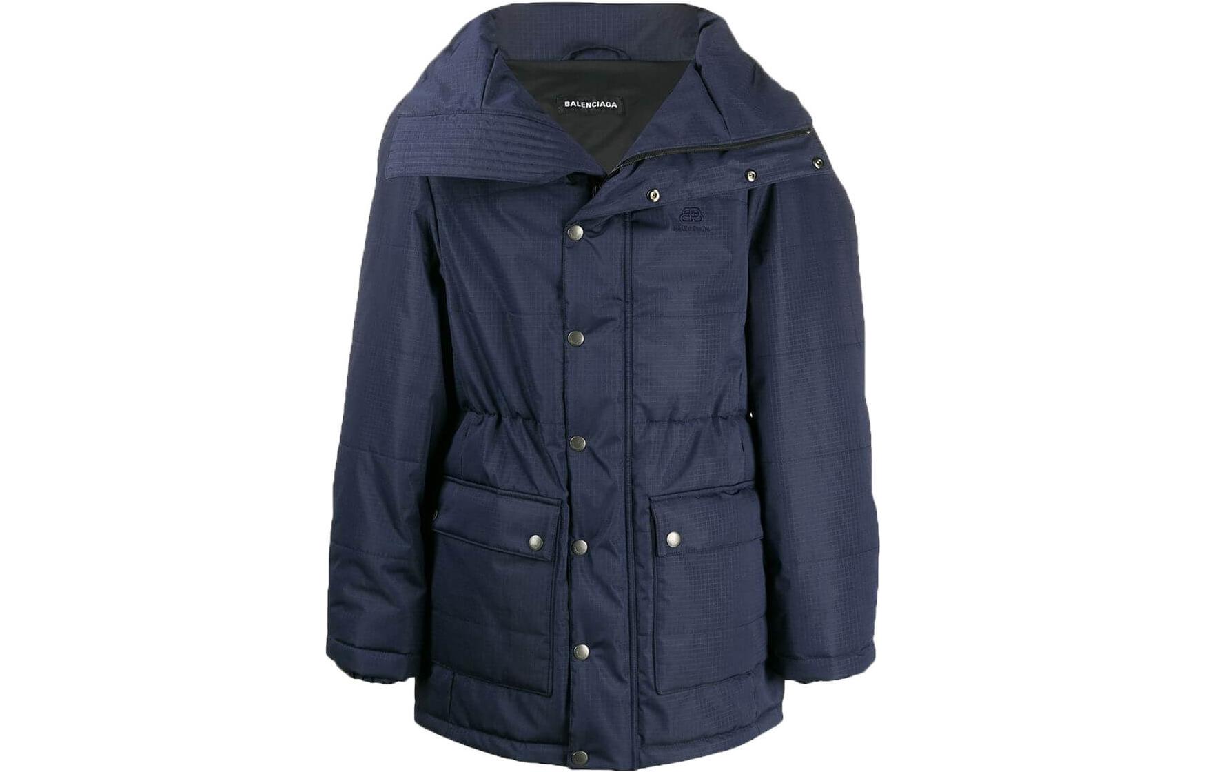 Balenciaga  Solid Color Hooded Jacket with Waist Pocket. 583954TFQ074163 圖 2