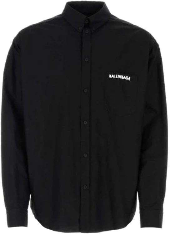 balenciaga-solid-color-long-sleeve-button-up-shirt-751917-tnm-601000