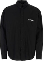 Balenciaga Solid Color Long Sleeve Button-Up Shirt. 751917TNM601000 Balenciaga Solid Color Long Sleeve Button-Up Shirt. 751917TNM601000
