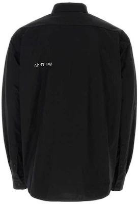 Balenciaga Kemeja Lengan Panjang Warna Solid dengan Kancing Depan. 751917TNM601000 Lookbook Balenciaga Kemeja Lengan Panjang Warna Solid dengan Kancing Depan. 751917TNM601000