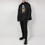 Shop Balenciaga Kemeja Lengan Panjang Hitam Warna Polos 681457TKO401000