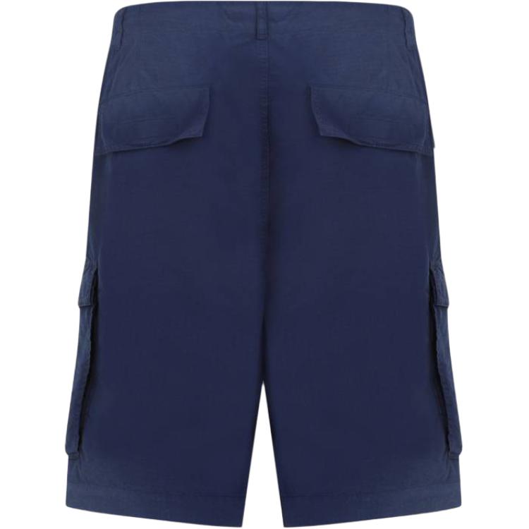 Balenciaga  Solid Color Zip Casual Shorts Regular Fit Dark Blue. 790988TQM104140 圖 3