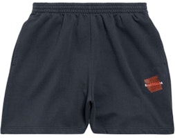 Balenciaga Solid Elastic Waist Casual Shorts Loose Fit Dark Green. 826385TSVG18737 Balenciaga Solid Elastic Waist Casual Shorts Loose Fit Dark Green. 826385TSVG18737