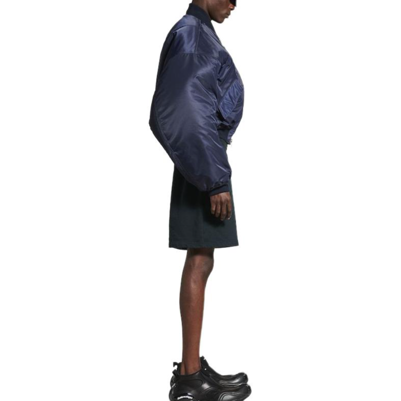 Details for 巴黎世家 綠色松身款式彈性腰休閒短褲 826385TSVG18737