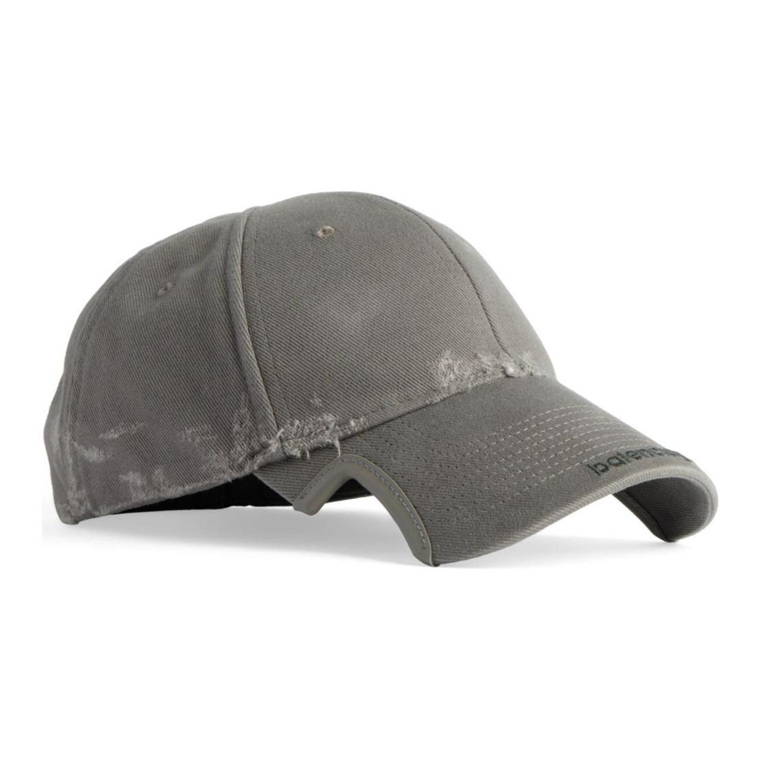 Lookbook 巴黎世家 深灰色純棉實心標誌棒球帽 794890410B2