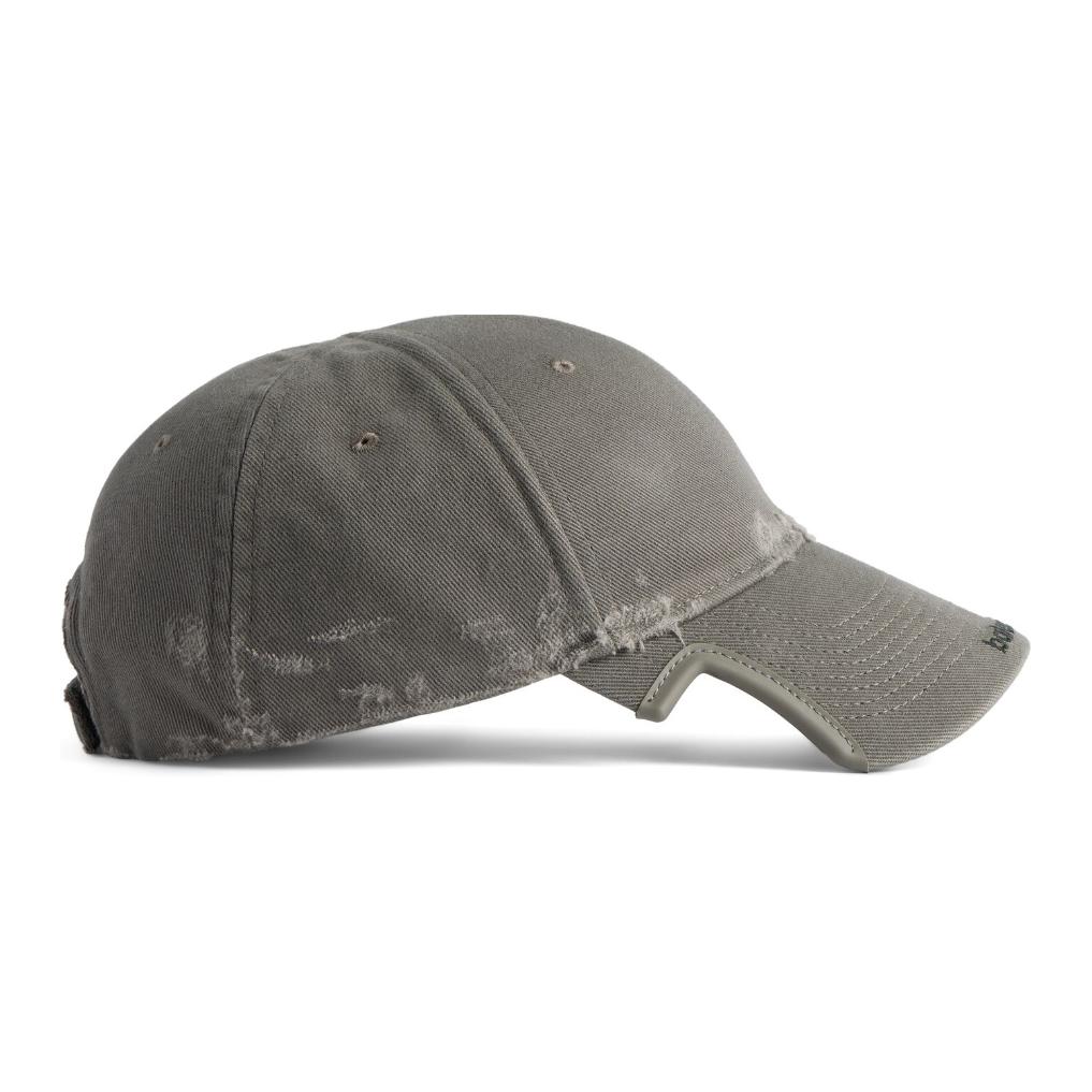 Shop 巴黎世家 深灰色純棉實心標誌棒球帽 794890410B2