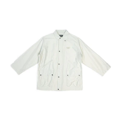 Balenciaga SS22 Long Sleeve Plain Beige Parka Jacket. 698868TMO179441