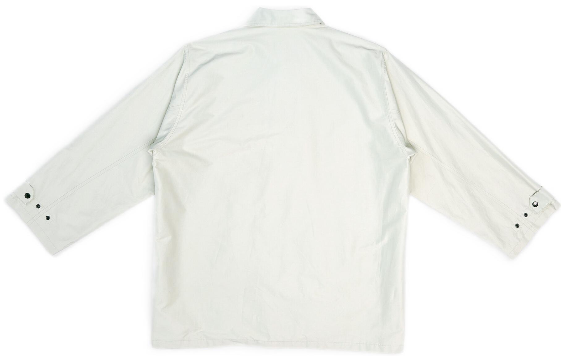 Lookbook Balenciaga SS22 Jaket Parka Lengan Panjang Beige. 698868TMO179441