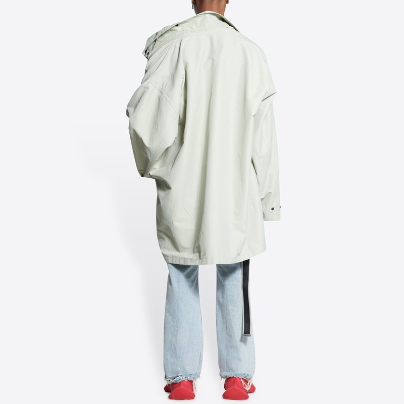 Purchase Balenciaga SS22 Jaket Parka Lengan Panjang Beige. 698868TMO179441
