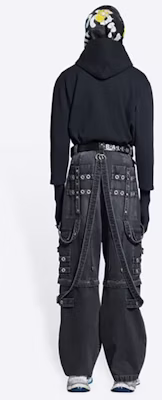 Balenciaga SS22 Mid-Waist Black Zip Fly Denim Jeans. 681693TBP471055 Purchase Balenciaga SS22 Mid-Waist Black Zip Fly Denim Jeans. 681693TBP471055