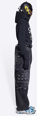 Balenciaga SS22 Mid-Waist Black Zip Fly Denim Jeans. 681693TBP471055 Details for Balenciaga SS22 Mid-Waist Black Zip Fly Denim Jeans. 681693TBP471055