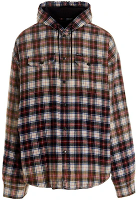 巴黎世家 SS23 花卉印花格紋細節長袖襯衫 699223TMM059783 Buy 巴黎世家 SS23 花卉印花格紋細節長袖襯衫 699223TMM059783