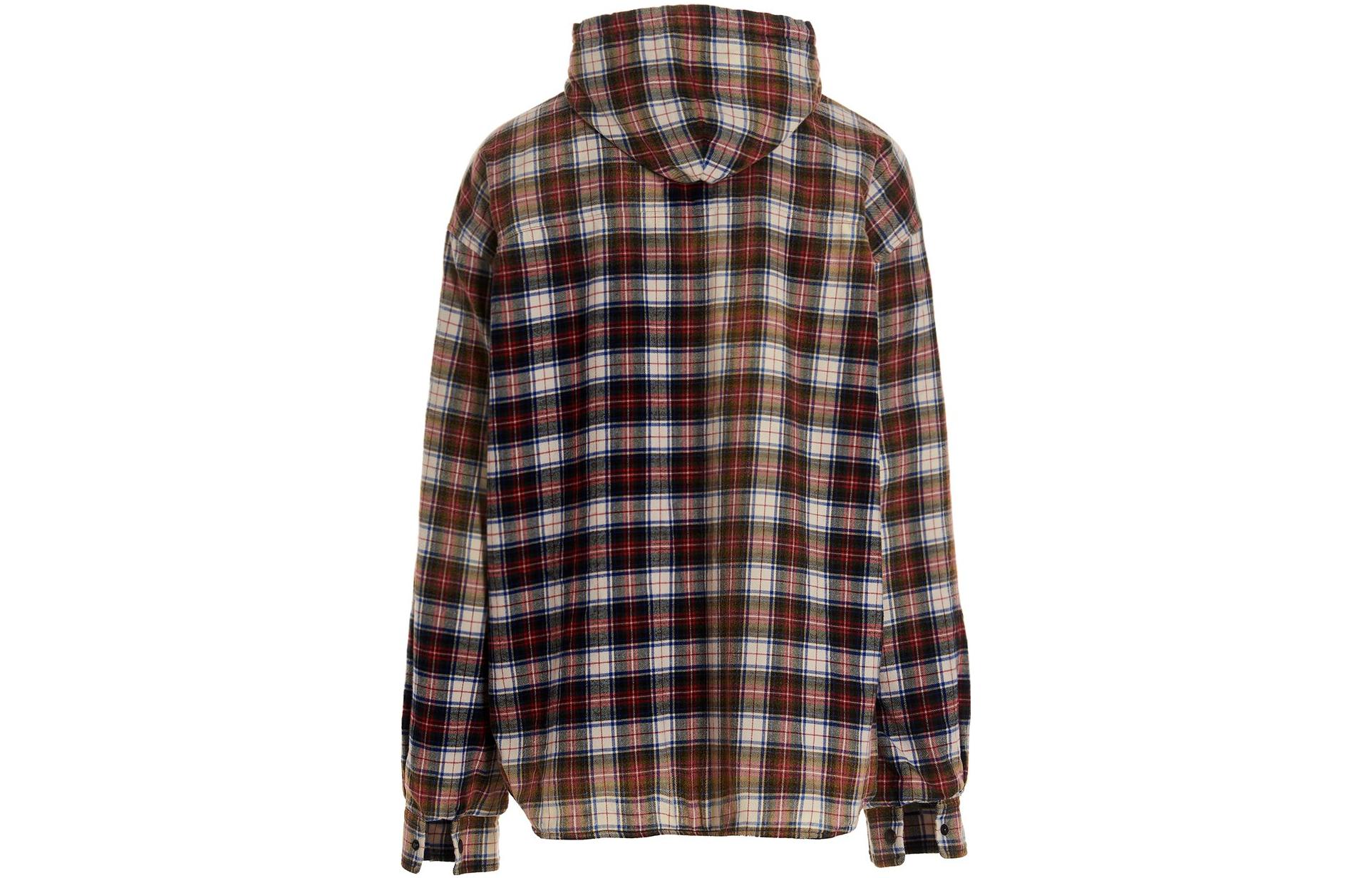 Lookbook 巴黎世家 SS23 花卉印花格紋細節長袖襯衫 699223TMM059783