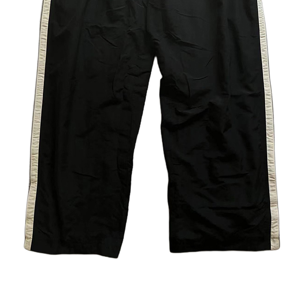 Details for 발렌시아가 스트라이프 컬러블록 릴렉스드 스트레이트 팬츠 블랙 681365TKO481000