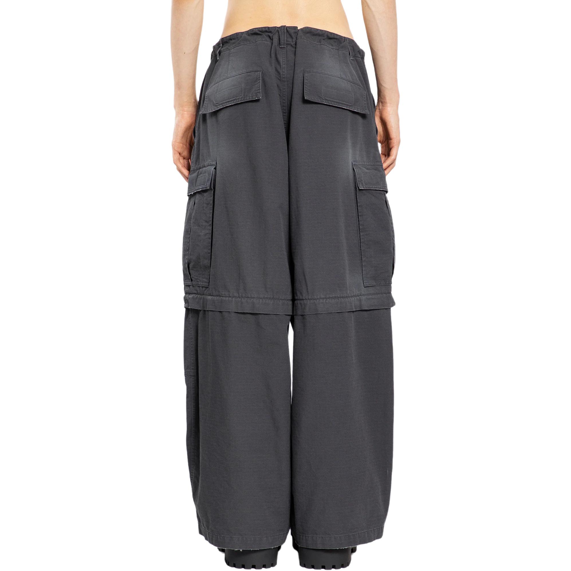 Balenciaga  Washed Distressed Loose Fit Elastic Waist Jeans Grey. 790982TKP27-1485 圖 3