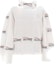 Lookbook Balenciaga White High-Neck Loose-Fit Knit Sweater 7678194D8B29000