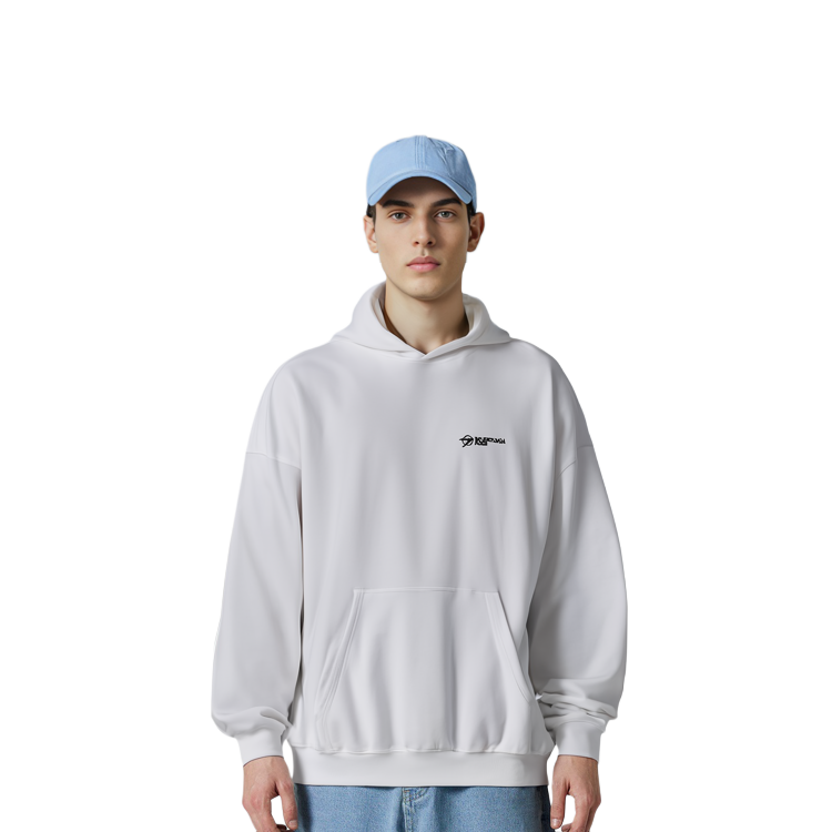 Balenciaga  White Logo Embroidered Oversized Hoodie. 620973TKV879040 圖 4