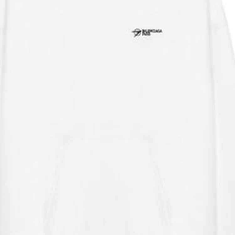 Balenciaga  White Logo Embroidered Oversized Hoodie. 620973TKV879040 圖 6