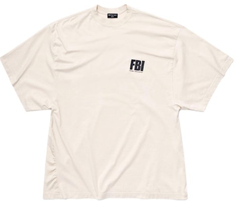 Balenciaga White Logo Print Crewneck T-Shirt Regular Fit. 681314TLVG99054 Order Balenciaga White Logo Print Crewneck T-Shirt Regular Fit. 681314TLVG99054