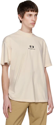 Balenciaga 白色寬鬆版圓領T恤 字母印花設計 767848TPVG99711 Shop Balenciaga 白色寬鬆版圓領T恤 字母印花設計 767848TPVG99711