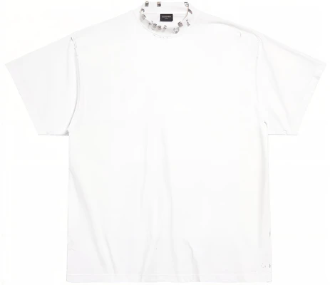 Balenciaga Kaos Putih Oversized Crewneck Lengan Pendek Regular Fit 761460TPVD49000 Buy Balenciaga Kaos Putih Oversized Crewneck Lengan Pendek Regular Fit 761460TPVD49000