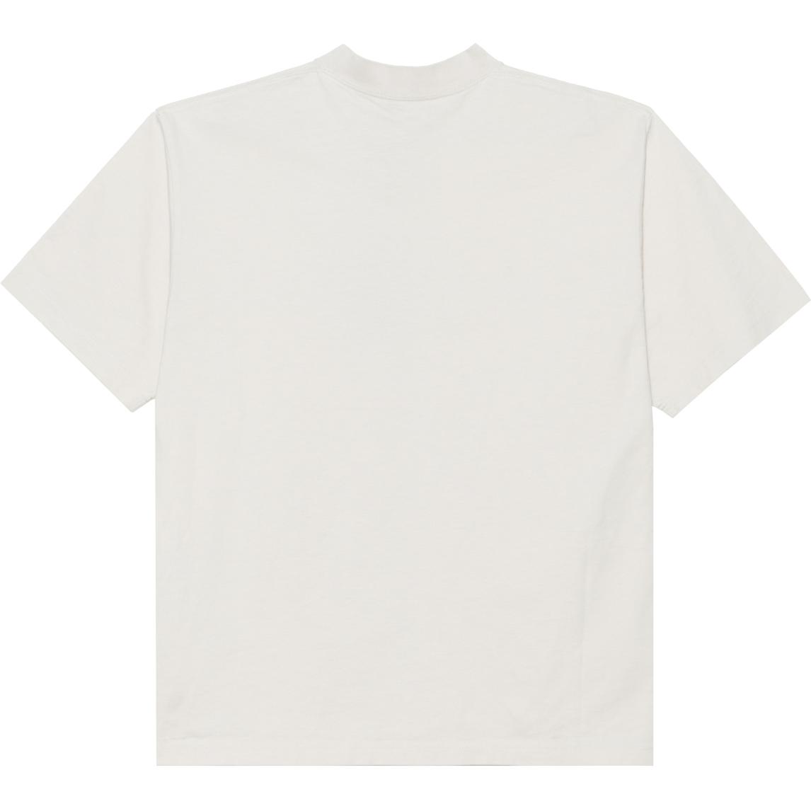 Lookbook Balenciaga Kaos Oversized Unisex Logo Print Crewneck Putih SS24. 764235TQVT99016