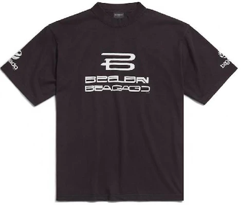 Balenciaga AI Generated Logo Letter Print Black Unisex Crewneck T-Shirt 764235TQVG19034 Order Balenciaga AI Generated Logo Letter Print Black Unisex Crewneck T-Shirt 764235TQVG19034