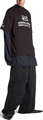 Balenciaga AI Generated Logo Letter Print Black Unisex Crewneck T-Shirt 764235TQVG19034 Purchase Balenciaga AI Generated Logo Letter Print Black Unisex Crewneck T-Shirt 764235TQVG19034