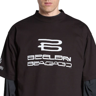 Balenciaga AI Generated Logo Letter Print Black Unisex Crewneck T-Shirt 764235TQVG19034 Cheap Balenciaga AI Generated Logo Letter Print Black Unisex Crewneck T-Shirt 764235TQVG19034