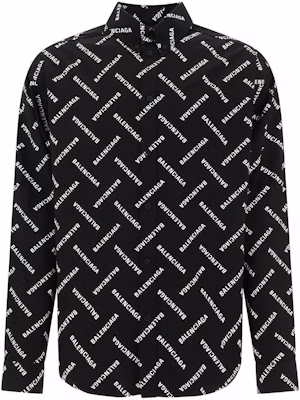 Kemeja Lengan Panjang Balenciaga Hitam dengan Motif All-Over Print. 662983TPLA41070 Buy Kemeja Lengan Panjang Balenciaga Hitam dengan Motif All-Over Print. 662983TPLA41070