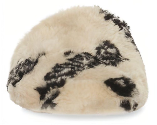 Balenciaga Mule Beige Teddy con Logo Completo 714182W2L412010 Shop Balenciaga Mule Beige Teddy con Logo Completo 714182W2L412010