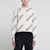 Balenciaga Allover Logo Crewneck 'Chalky White/Black'