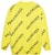 Balenciaga Allover Logo Crewneck 'Yellow/Black'