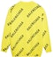 Order Balenciaga Allover Logo Crewneck 'Yellow/Black'